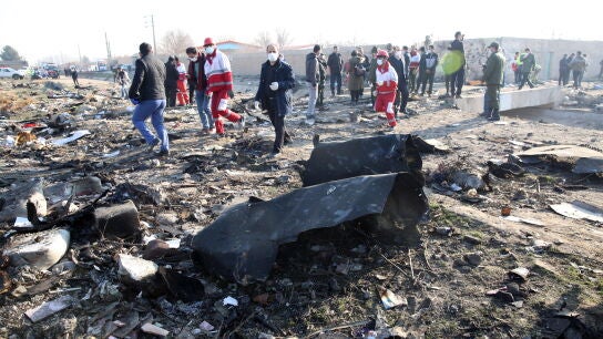 Accidente de avi&oacute;n Ir&aacute;n