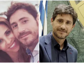 Víctor Sánchez del Amo, con su mujer Víctor Sánchez del Amo, con su mujer