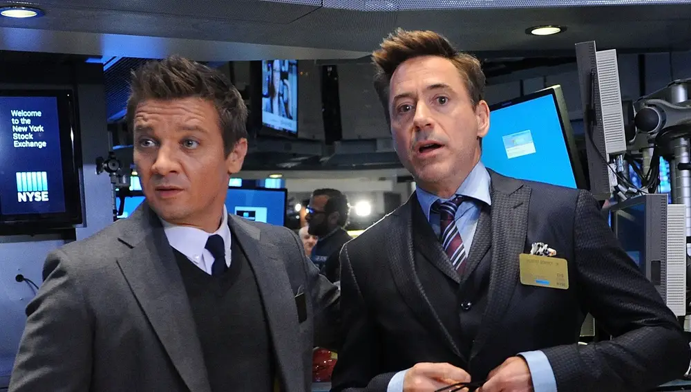 Jeremy Renner y Robert Downey Jr. Jeremy Renner y Robert Downey Jr.
