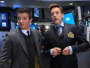 Jeremy Renner y Robert Downey Jr.  Jeremy Renner y Robert Downey Jr.