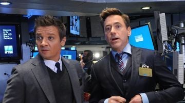 Jeremy Renner y Robert Downey Jr.