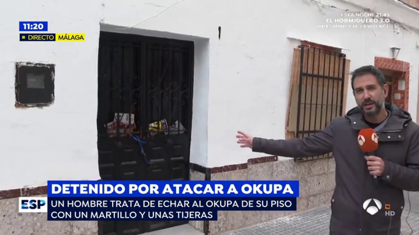 Un propietario malagueño echa a a su okupa atacándole con unas tijeras, un martillo y un cuchillo