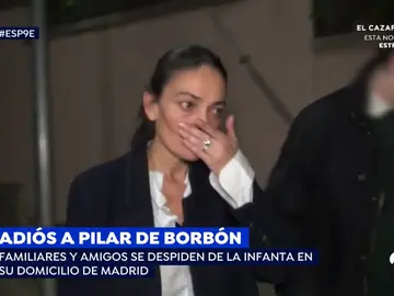 La modelo Laura Ponte muy afectada por la muerte de Pilar de Borbón. La modelo Laura Ponte muy afectada por la muerte de Pilar de Borbón.