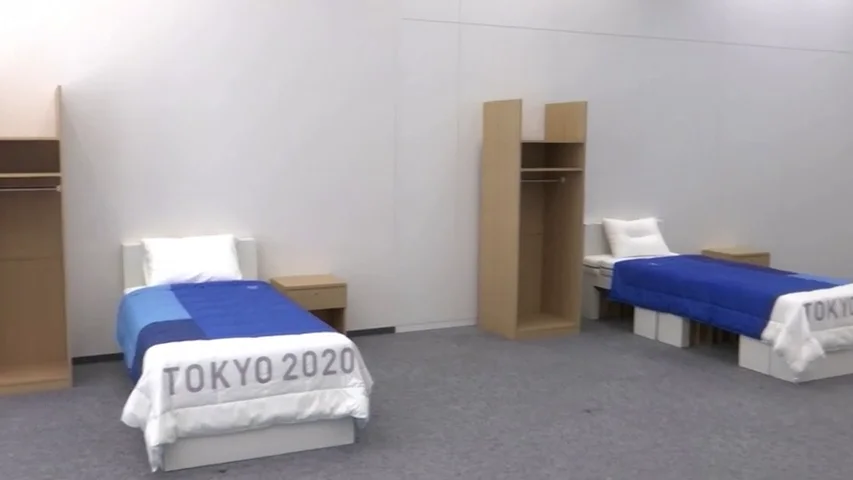 La Villa Olímpica de los Juegos Olímpicos de Tokio tiene camas de cartón La Villa Olímpica de los Juegos Olímpicos de Tokio tiene camas de cartón