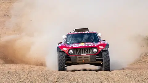 Carlos Sainz en el Mini Carlos Sainz en el Mini