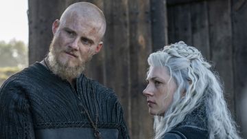 Bjorn y Lagherta en 'Vikingos'