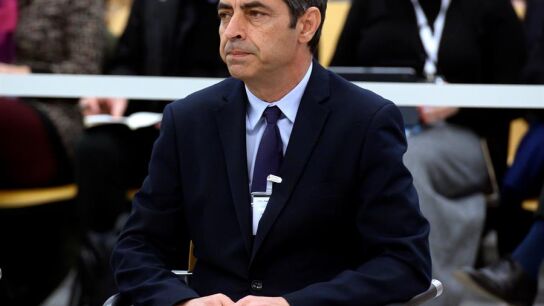 Josep Llu&iacute;s Trapero, al comienzo del juicio por la actuaci&oacute;n de los Mossos en el "proc&eacute;s"