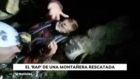 El 'rap' de una montañera rescatada El 'rap' de una montañera rescatada