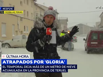 Atrapados por 'Gloria'. Atrapados por 'Gloria'.