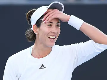 Garbiñe Muguruza, en su estreno en el Open de Australia 2020 Garbiñe Muguruza, en su estreno en el Open de Australia 2020