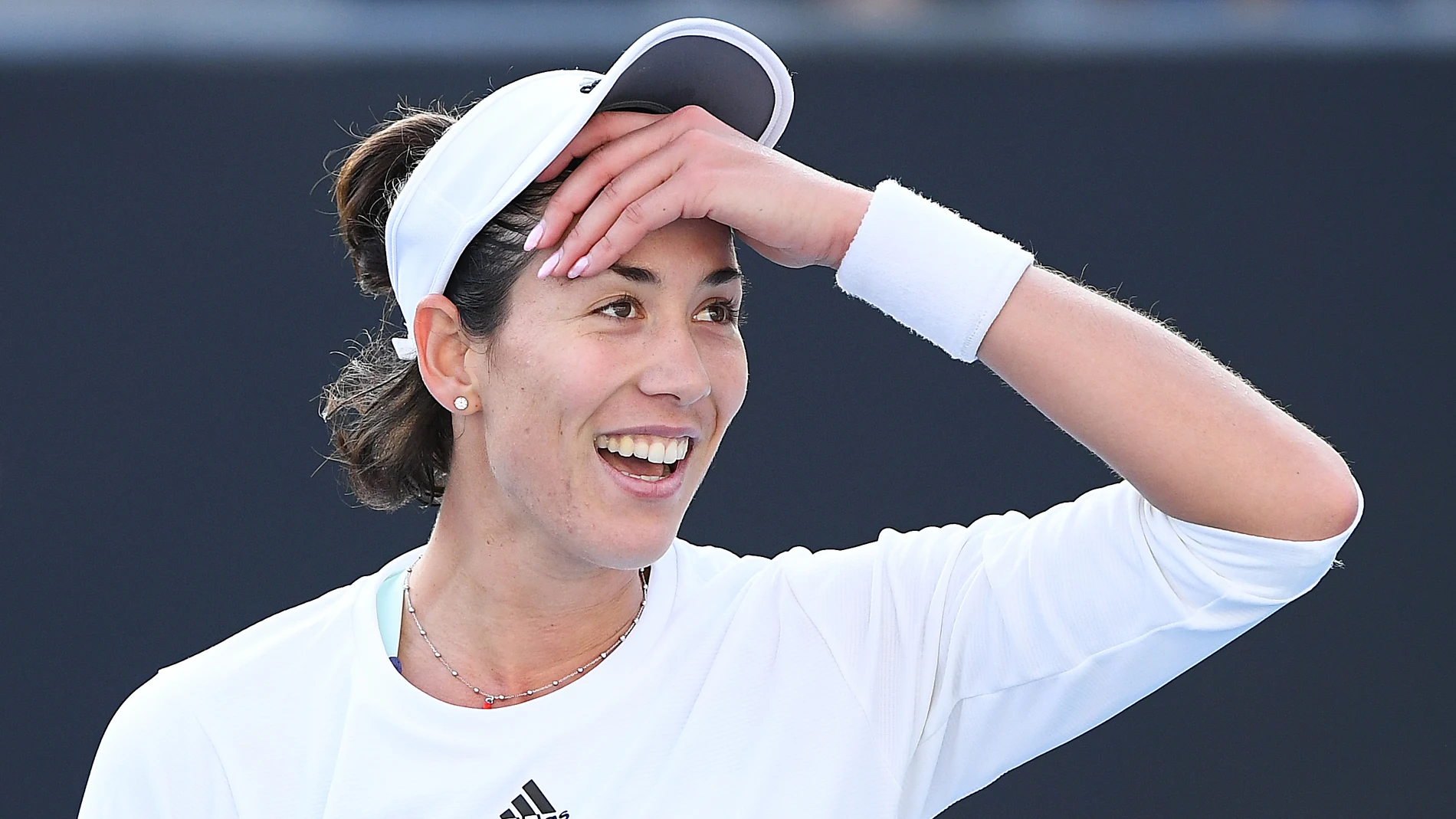 Garbiñe Muguruza, en su estreno en el Open de Australia 2020 Garbiñe Muguruza, en su estreno en el Open de Australia 2020