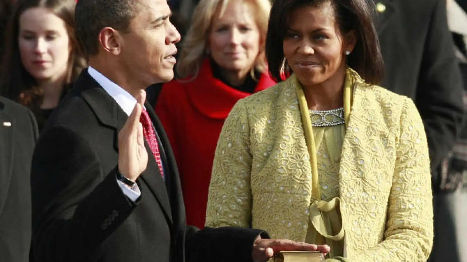 Obama toma posesión en 2008 Obama toma posesión en 2008