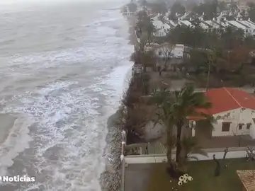Los destrozos en Denia, desde el aire Los destrozos en Denia, desde el aire