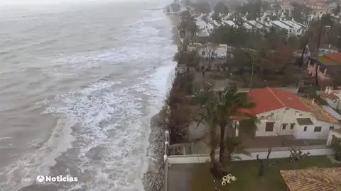 Los destrozos en Denia, desde el aire Los destrozos en Denia, desde el aire