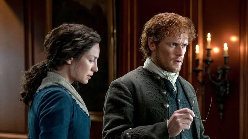 Claire y Jamie en 'Outlander' Claire y Jamie en 'Outlander'