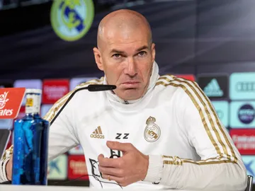 Zinedine Zidane, en rueda de prensa Zinedine Zidane, en rueda de prensa