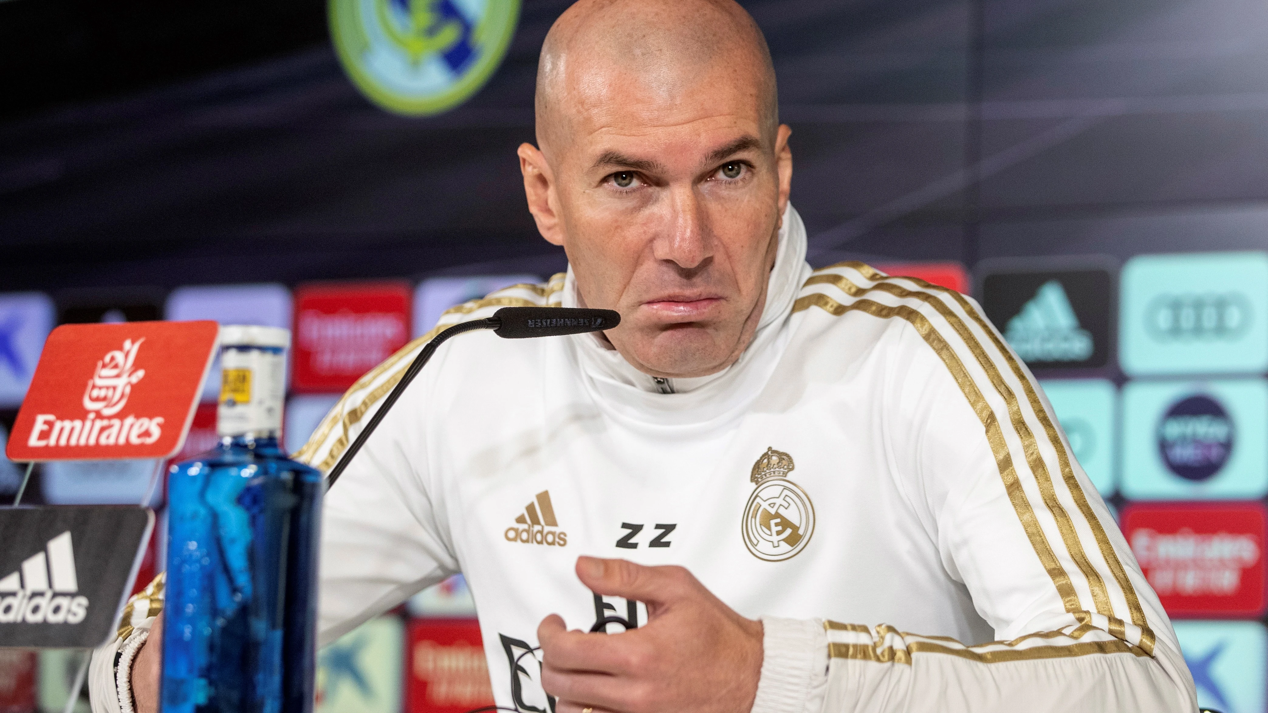 Zinedine Zidane, en rueda de prensa