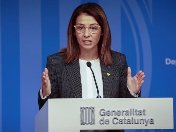 La portavoz del Govern catalán, Meritxell Budó