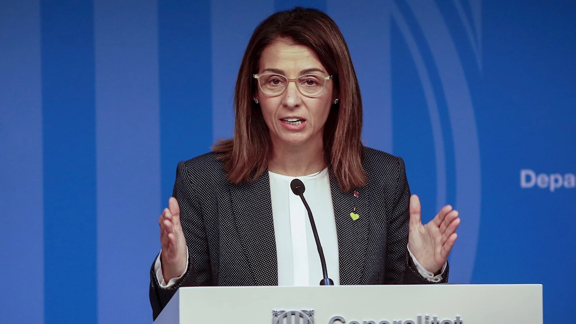 La portavoz del Govern catalán, Meritxell Budó La portavoz del Govern catalán, Meritxell Budó