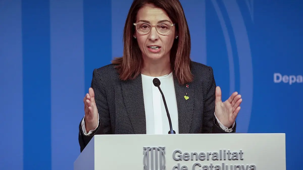 La portavoz del Govern catalán, Meritxell Budó La portavoz del Govern catalán, Meritxell Budó