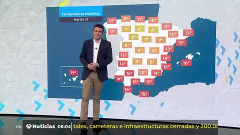 La previsión del tiempo. tiempo