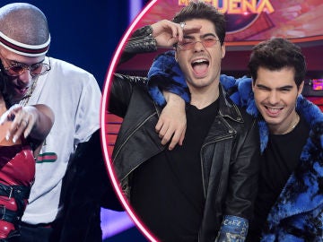 La transformación de Gemeliers para ser Becky G y Bad Bunny en 'Tu cara me suena'