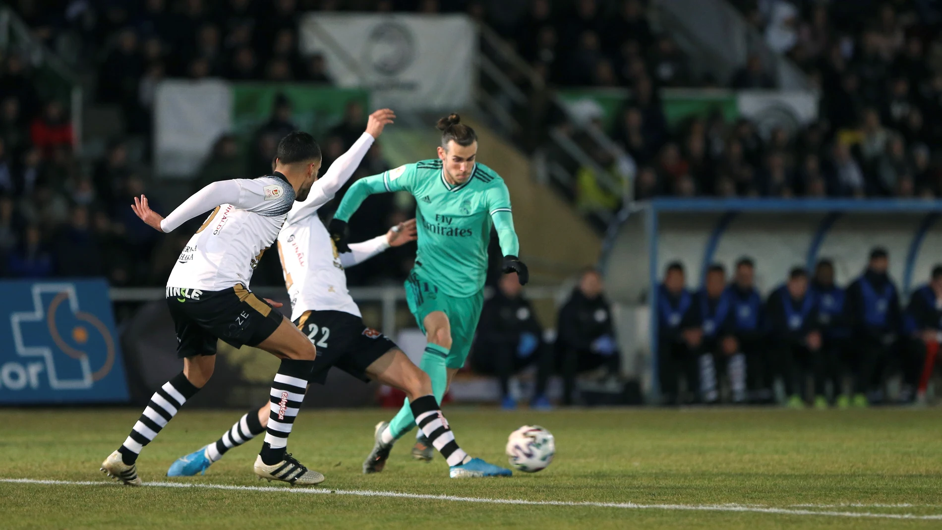 Gareth Bale en el partido contra Unionistas Gareth Bale en el partido contra Unionistas
