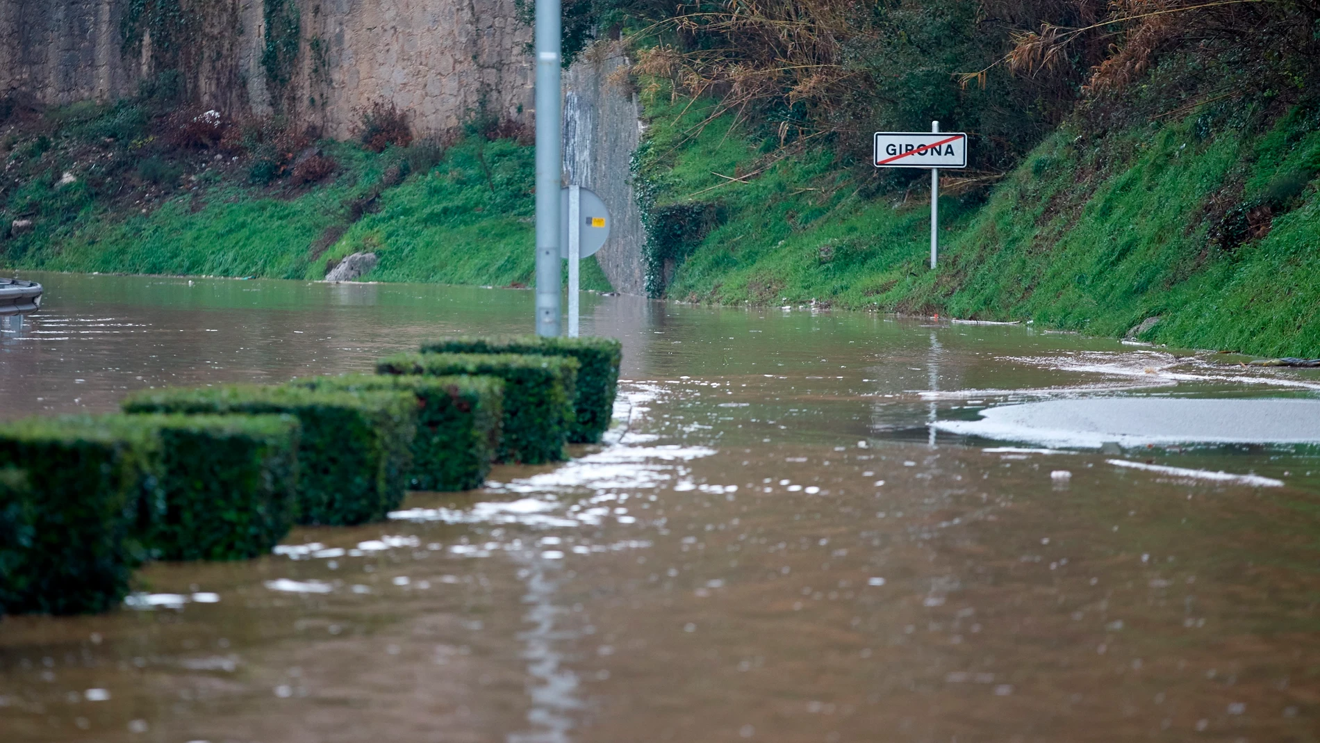 El río Ter, en Girona El río Ter, en Girona