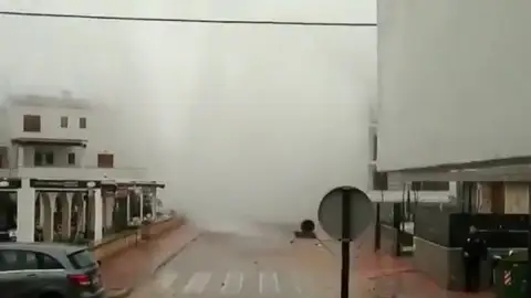 Oleaje en Menorca. Oleaje en Menorca.