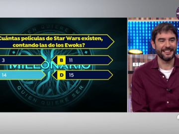 Juanra Bonet a sólo una pregunta de llevarse el premio de '¿Quién quiere ser millonario?'