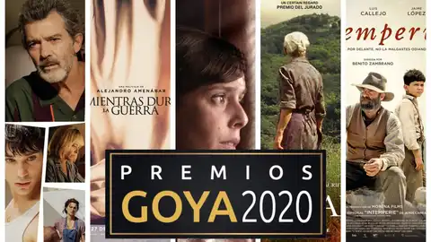 Nominados a mejor película en los Premios Goya 2020 Premios Goya 2020