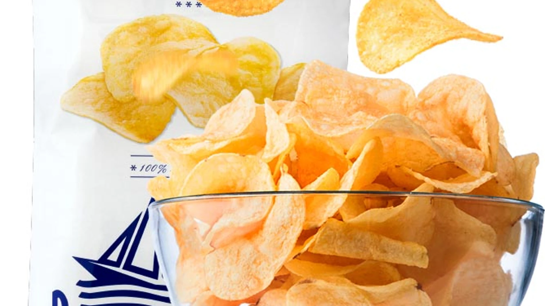 Imagen de una bolsa de patatas fritas Imagen de una bolsa de patatas fritas