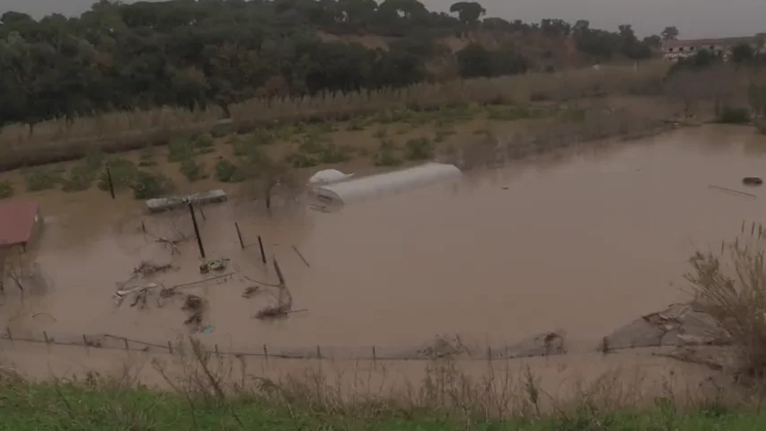 La borrasca 'Gloria' deja fuertes inundaciones y desbordamientos de diversos ríos en Cataluña La borrasca 'Gloria' deja fuertes inundaciones y desbordamientos de diversos ríos en Cataluña