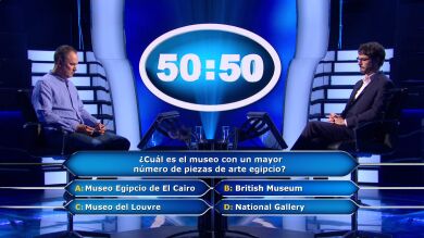 El arte egipcio obliga a Erundino a utilizar su primer comodín en '¿Quién quiere ser millonario?'