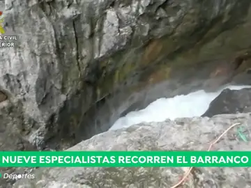 Peinan el barranco en busca de David Cabrera: "Solo un experto en barrancos y apnea puede estar aún con vida" Peinan el barranco en busca de David Cabrera: "Solo un experto en barrancos y apnea puede estar aún con vida"