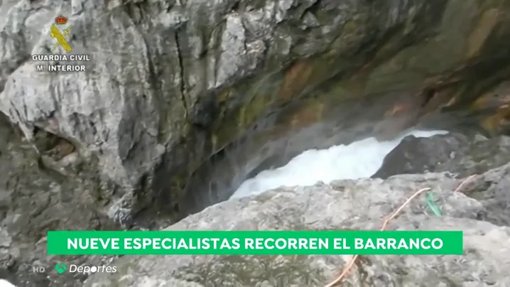 Peinan el barranco en busca de David Cabrera: "Solo un experto en barrancos y apnea puede estar aún con vida" Peinan el barranco en busca de David Cabrera: "Solo un experto en barrancos y apnea puede estar aún con vida"