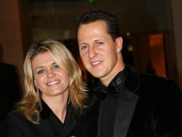 Corinna y Michael Schumacher en 2006. El piloto de Fórmula 1 sufrió el accidente en 2013.