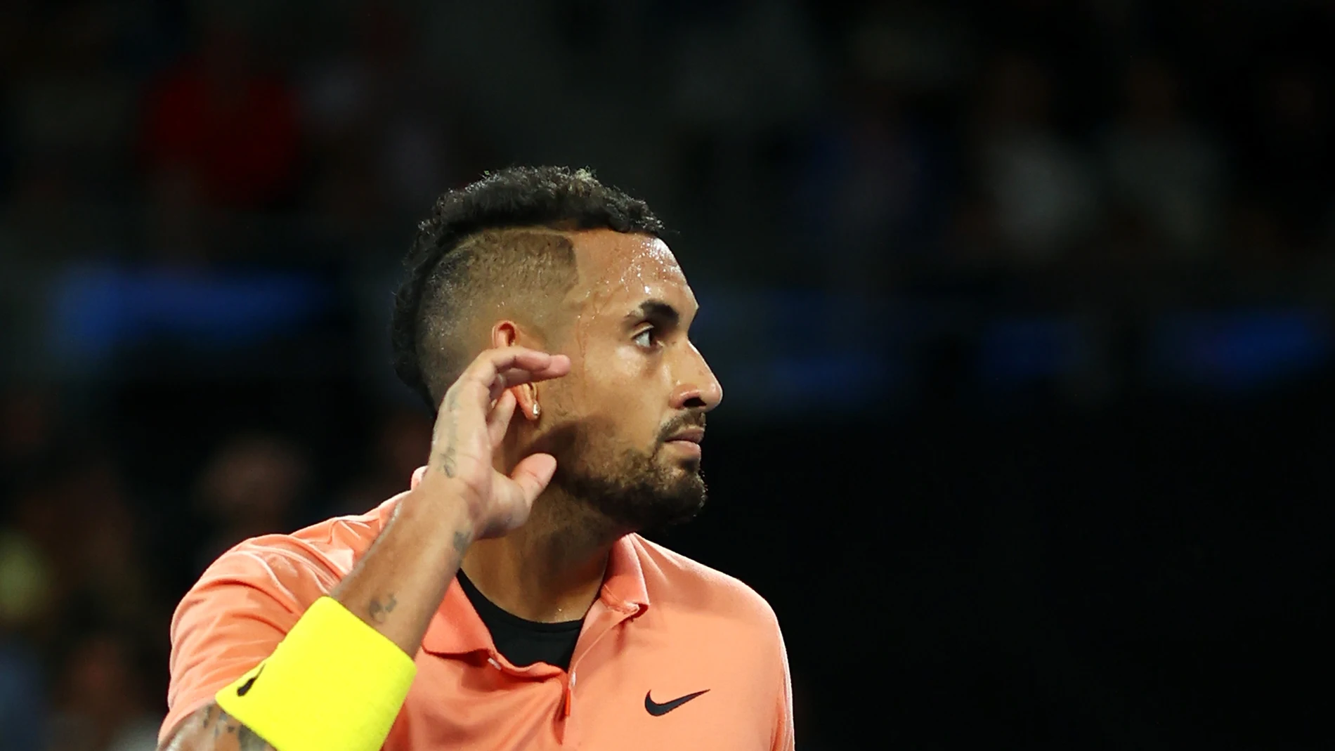 Nick Kyrgios, en un partido Nick Kyrgios, en un partido