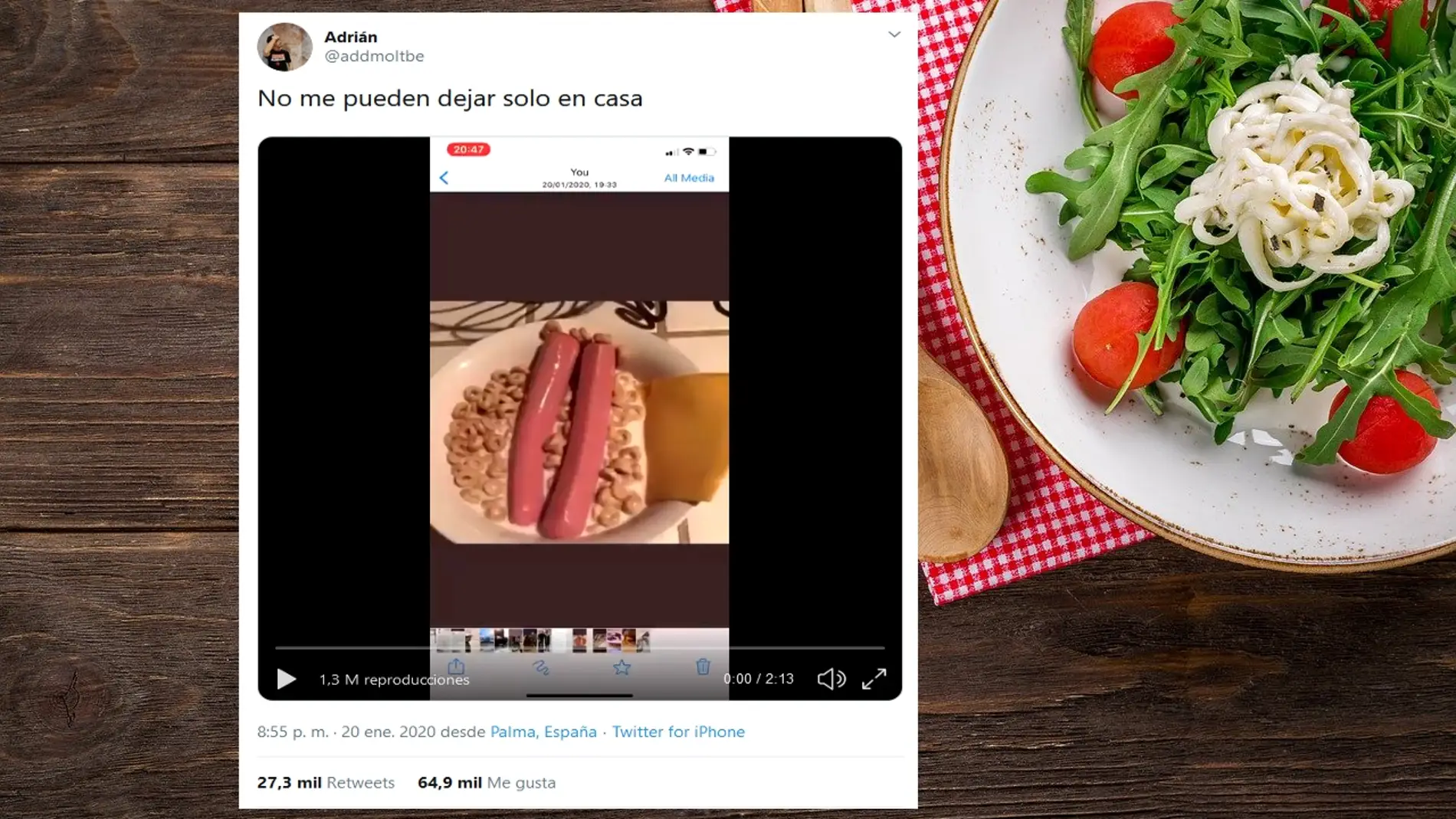 El tuit de @addmoltbe que se ha vuelto viral