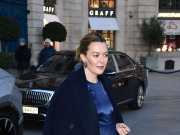 Marta Ortega presume de embarazo en la recta final con look inédito de Zara Marta Ortega presume de embarazo en la recta final con look inédito de Zara