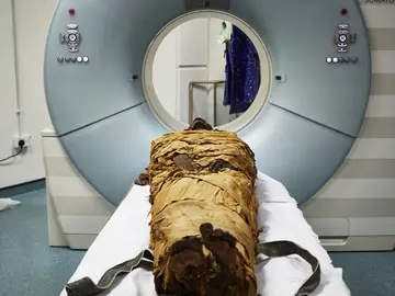 Recreación de la voz de una momia Recreación de la voz de una momia