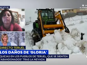 Los vecinos de Teruel indignados por el abandono tras el temporal: "No ha venido absolutamente nadie. Exigimos una solución" Los vecinos de Teruel indignados por el abandono tras el temporal: "No ha venido absolutamente nadie. Exigimos una solución"