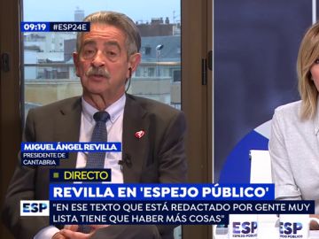 Miguel Ángel Revilla: "La Constitución para los independentistas es como un crucifijo para un vampiro"