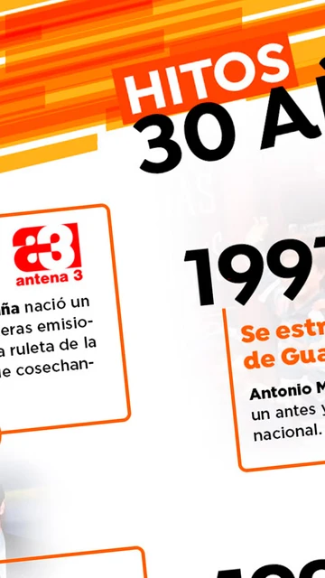 Especial: Antena 3 celebra su 30 aniversario