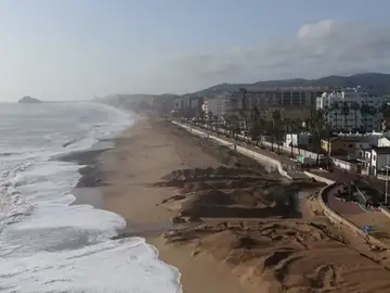 Imágenes del paso del temporal 'Gloria' por el levante Imágenes del paso del temporal 'Gloria' por el levante