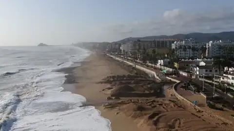 Imágenes del paso del temporal 'Gloria' por el levante Imágenes del paso del temporal 'Gloria' por el levante