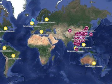 Mapa en tiempo real de la evolución del coronavirus
