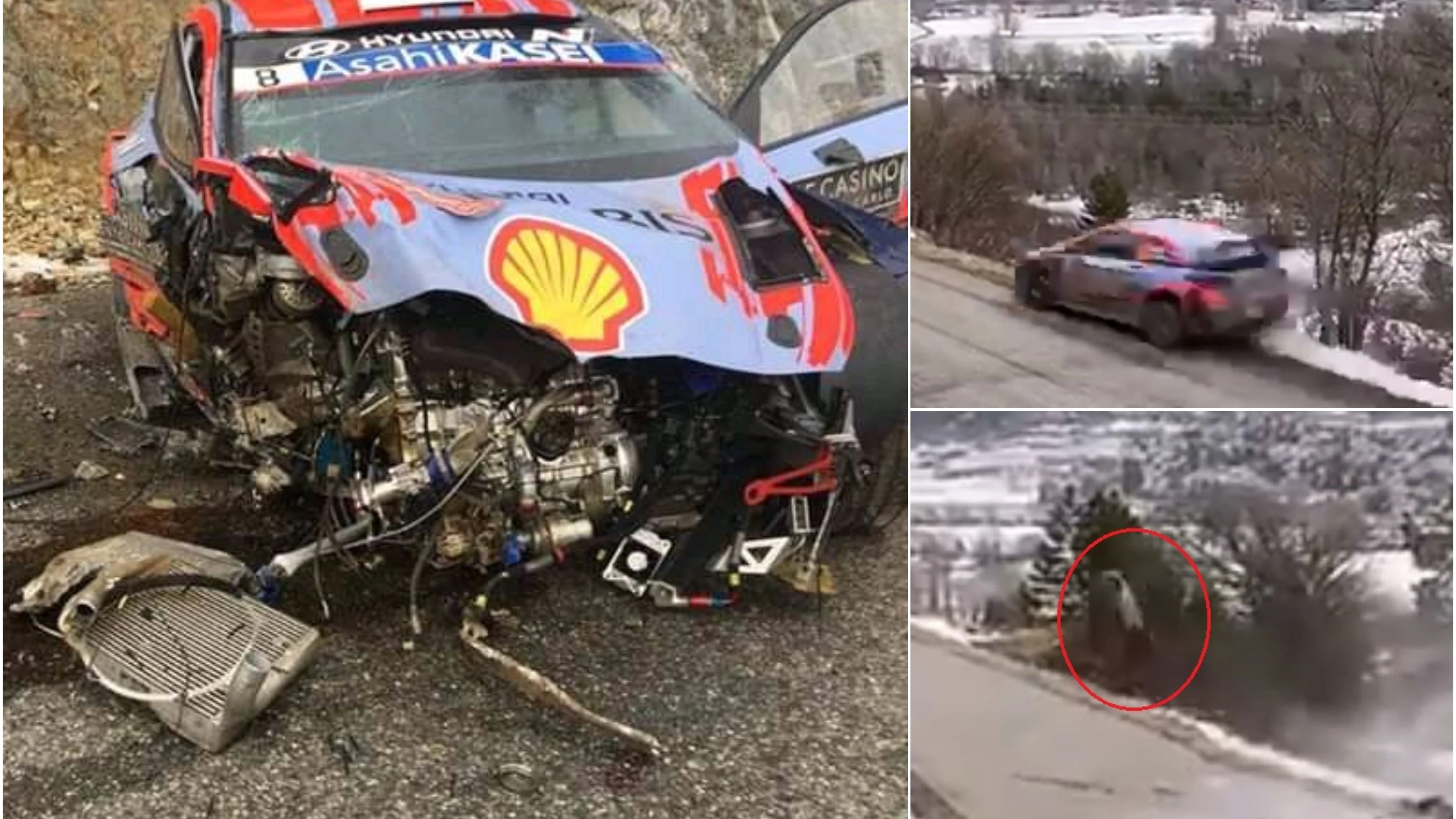El brutal accidente de Ott Tanak El brutal accidente de Ott Tanak