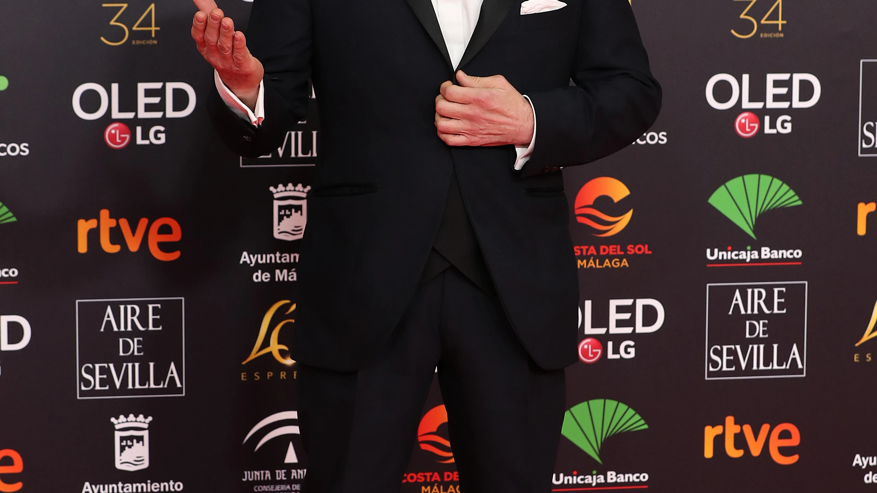 Jorge Sanz Alfombra roja Premios Goya 2020