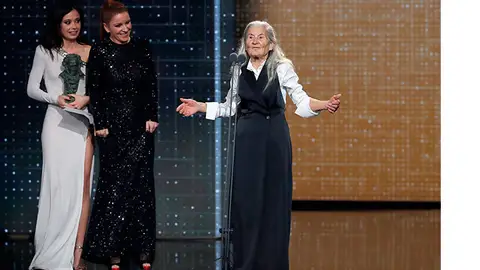 Benedicta Sánchez, premio Goya 2020 a la mejor actriz revelación Benedicta Sánchez en los Goya